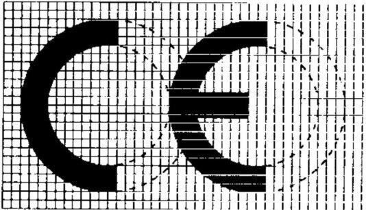 The CE marking shall consist of the initials ‘CE’ taking the following form: